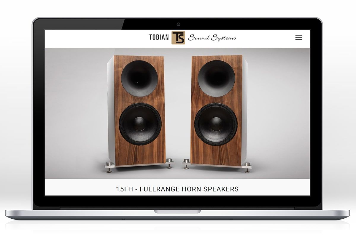 Referenz CMS Joomla! Webseite - Tobian Soundsystems GmbH  - tobian-soundsystems.com